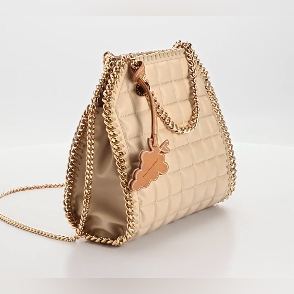 ❌SOLD❤️Stella McCartney NWT Falabella Mini Quilted Chain Tote Bag - Picture 1 of 10